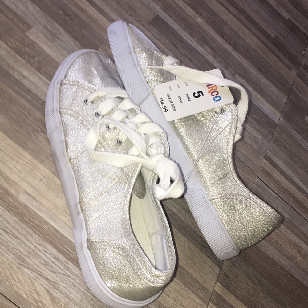 CIRCO glitter silver shoes